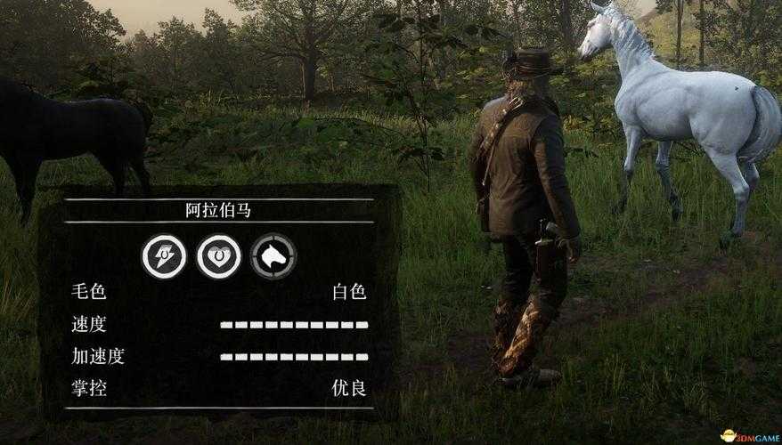 荒野大镖客救赎2,解锁神秘白阿拉伯马的绝密指南
